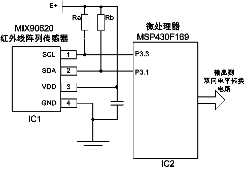 Infrared array temperature measurement monitoring system of high-voltage isolating switch contact