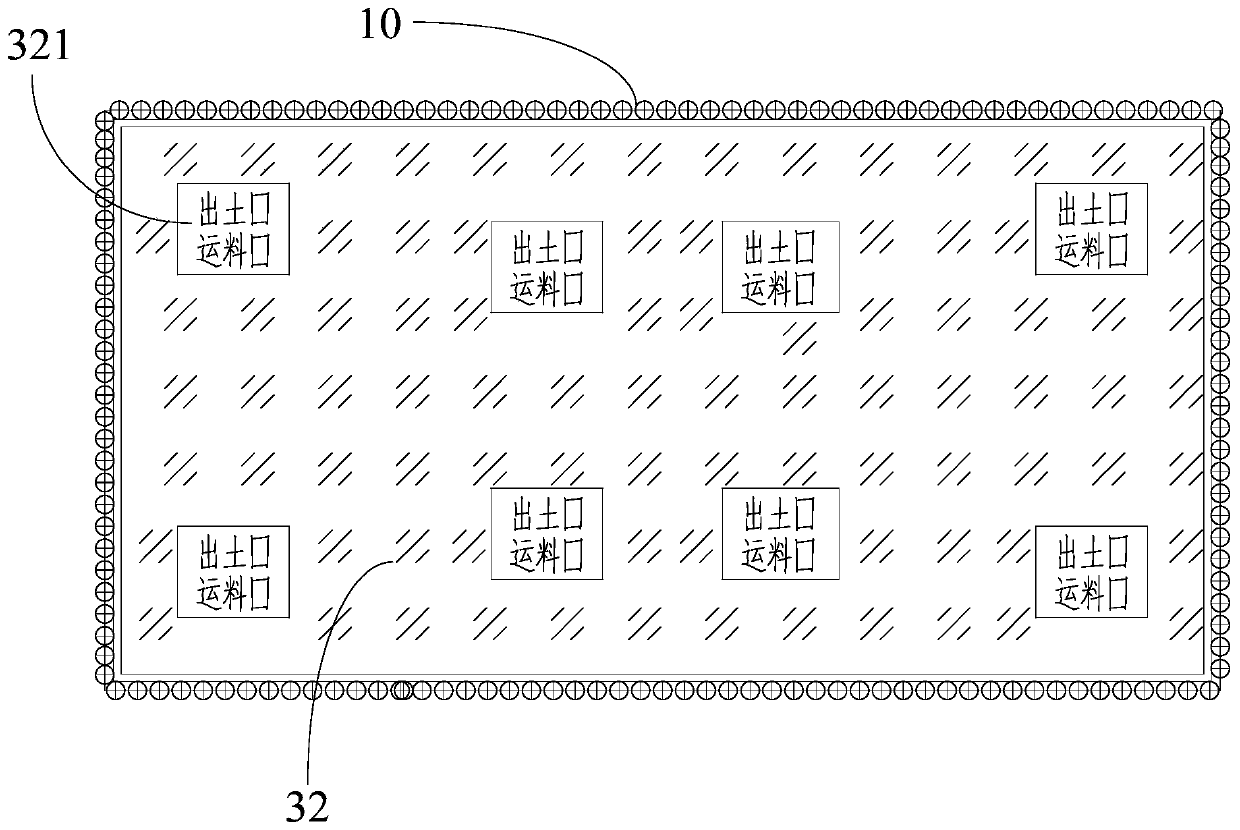 Foundation pit construction method combining reverse construction method and steel support