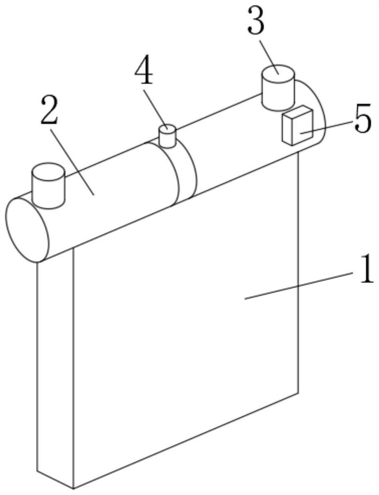 Curtain adjusting device and method based on Internet of things