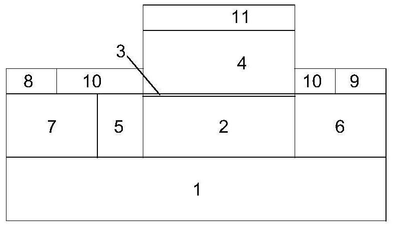 Transverse-structure IMPATT diode and preparation method thereof