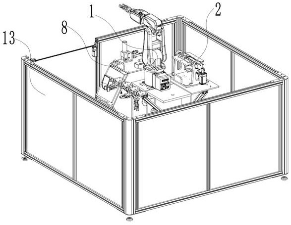 Intelligent rotatable practical teaching platform