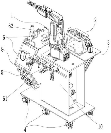 Intelligent rotatable practical teaching platform