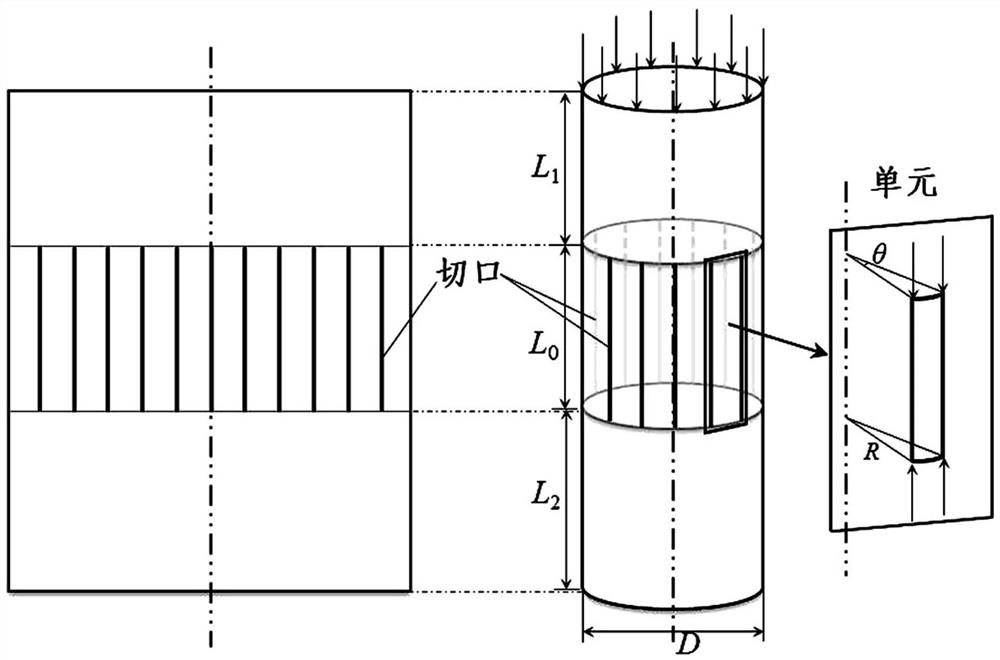 Adjustable circular tube energy absorption/energy storage mechanism based on paper-cut structures