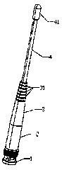 Antenna with quick coupler