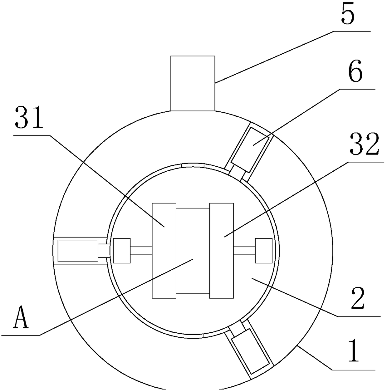 Double open type workbench for double-surface machining of workpieces