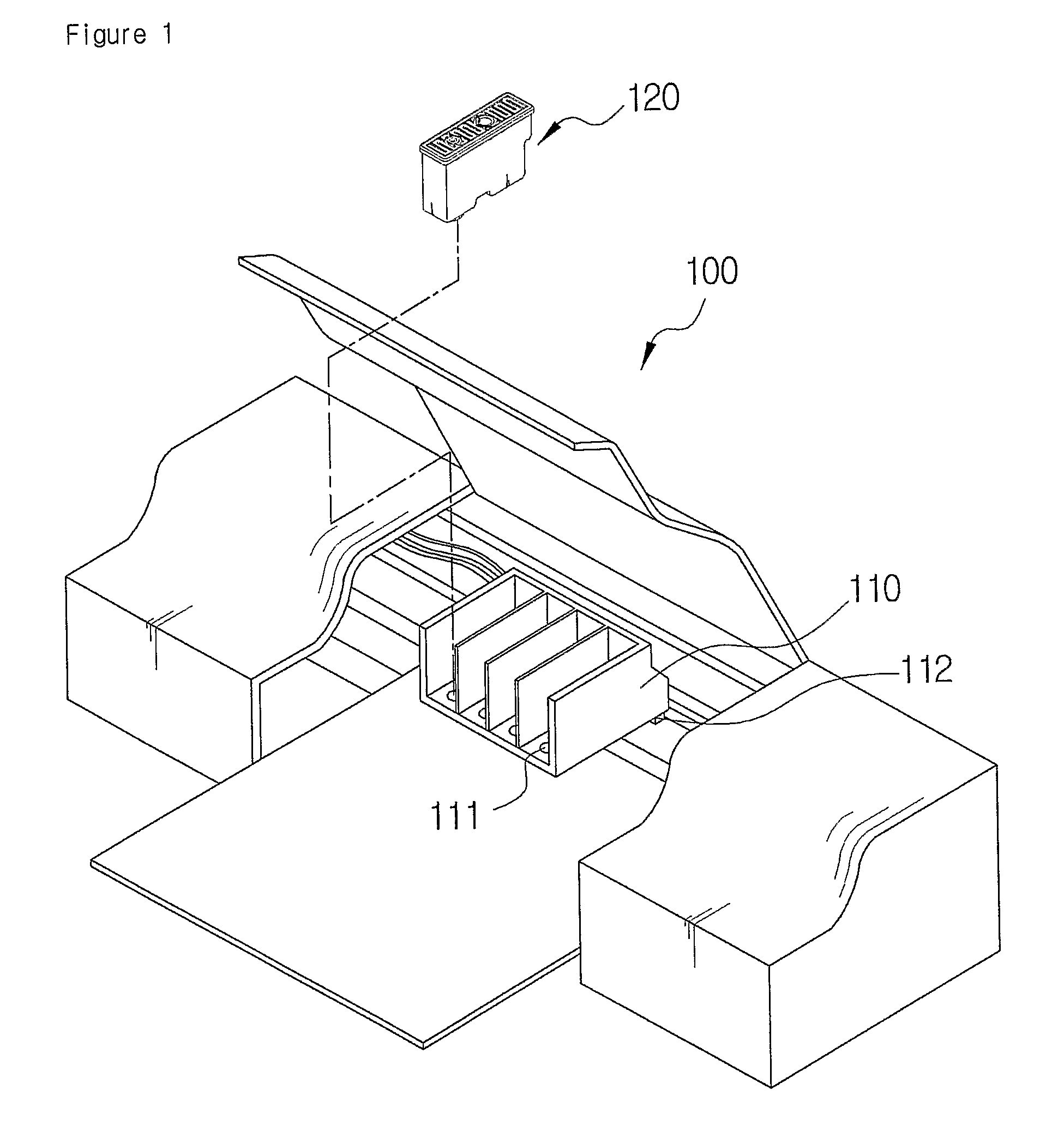 Ink cartridge for printer