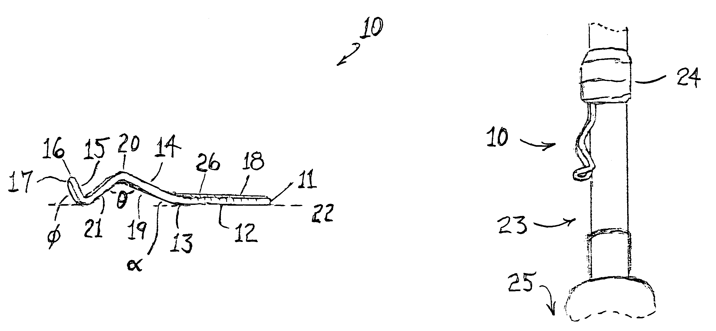 Open-ended fishing rig keeper and method