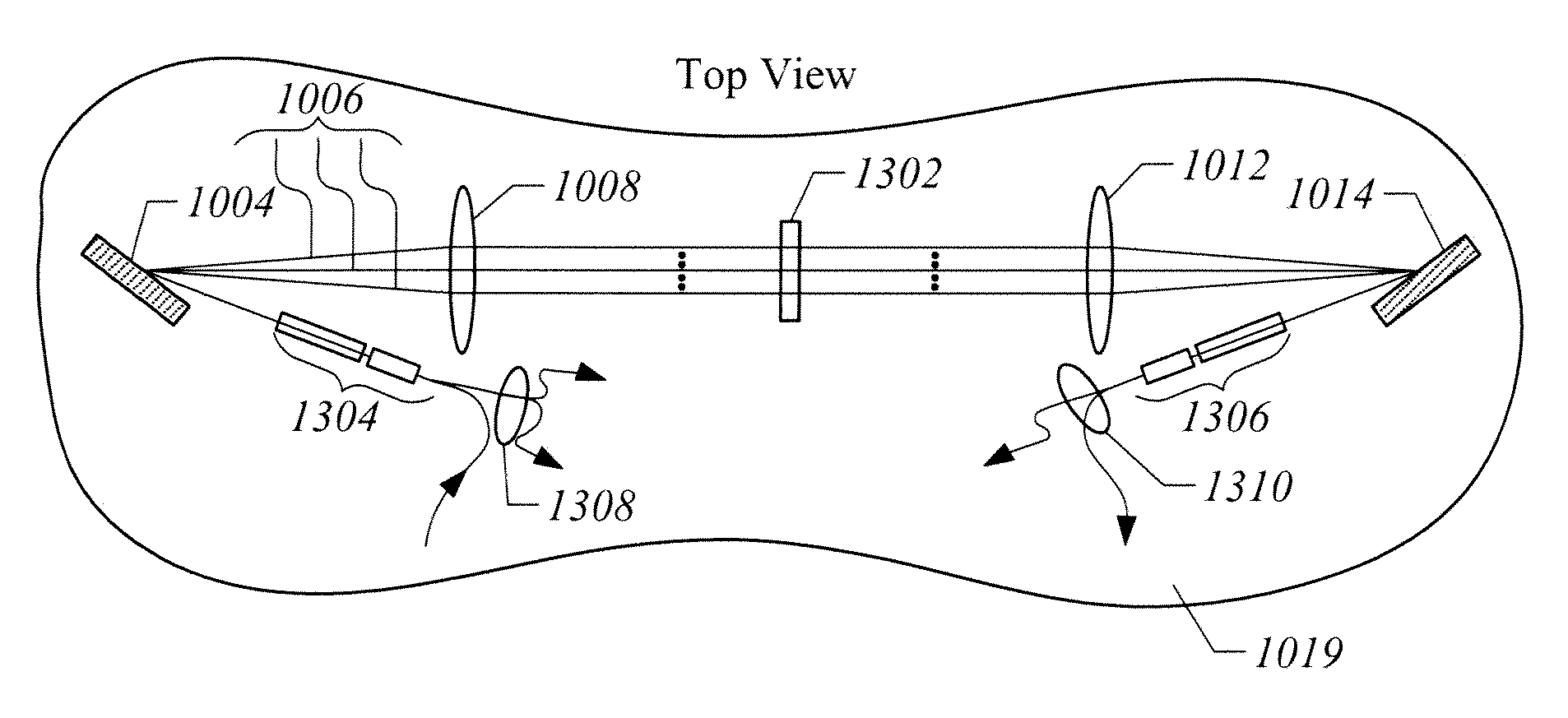 Apparatus and method for optical switching with liquid crystals and birefringent wedges