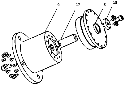 Harmonic reducer torsion experimental testing device