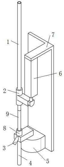 Automatic blowback emptying device applied to blockage of filter tip rod conveying pipeline