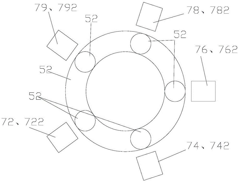 High-efficiency hot melting device