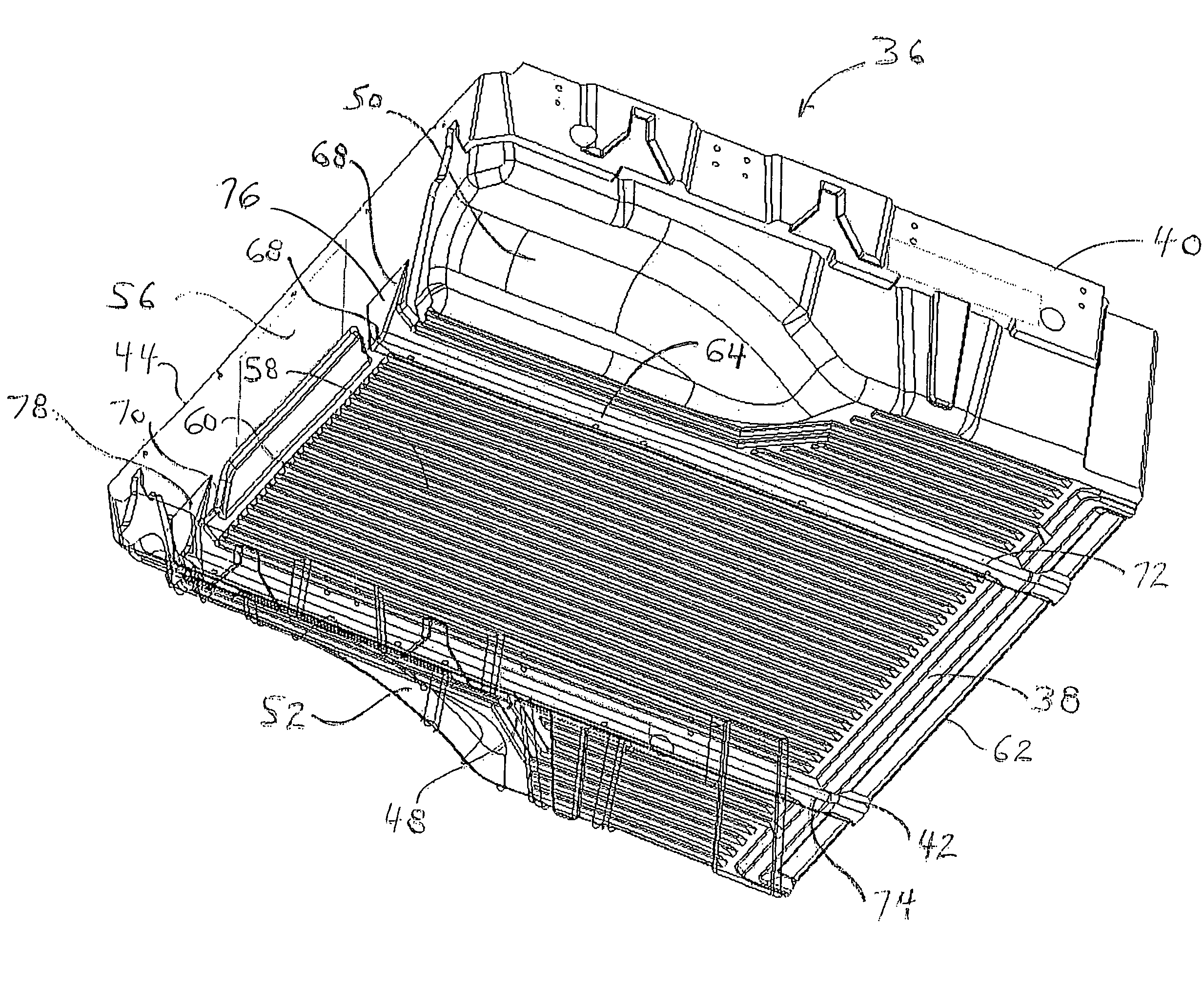 Bed liner rail system for cargo holddown