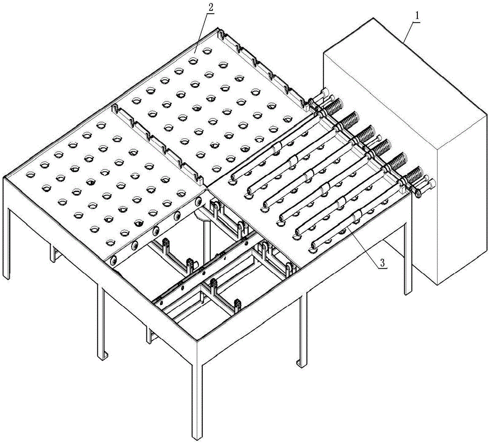 Down quilt down filling method