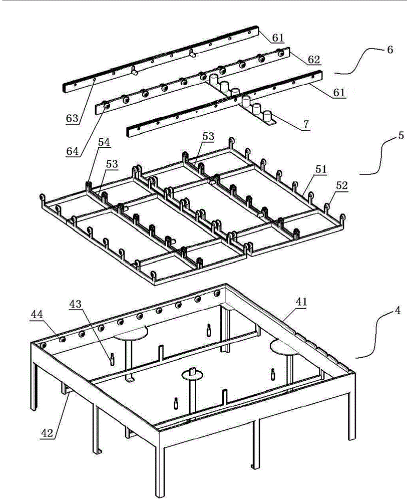 Down quilt down filling method