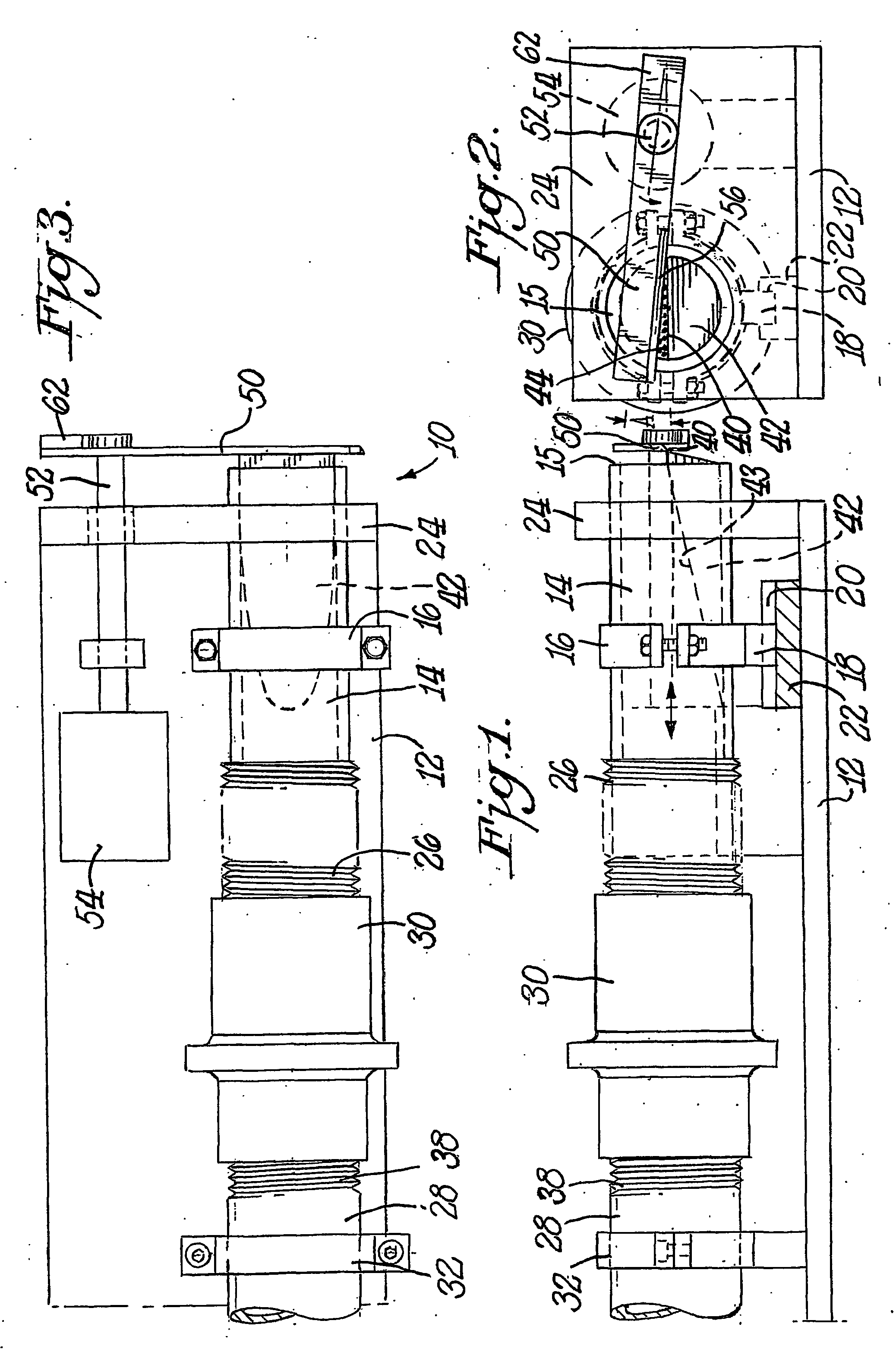 Method and apparatus for adjustable cutting of filamentary material