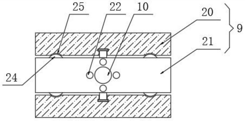 Burr removing device for safety belt lock catch machining for military aircraft