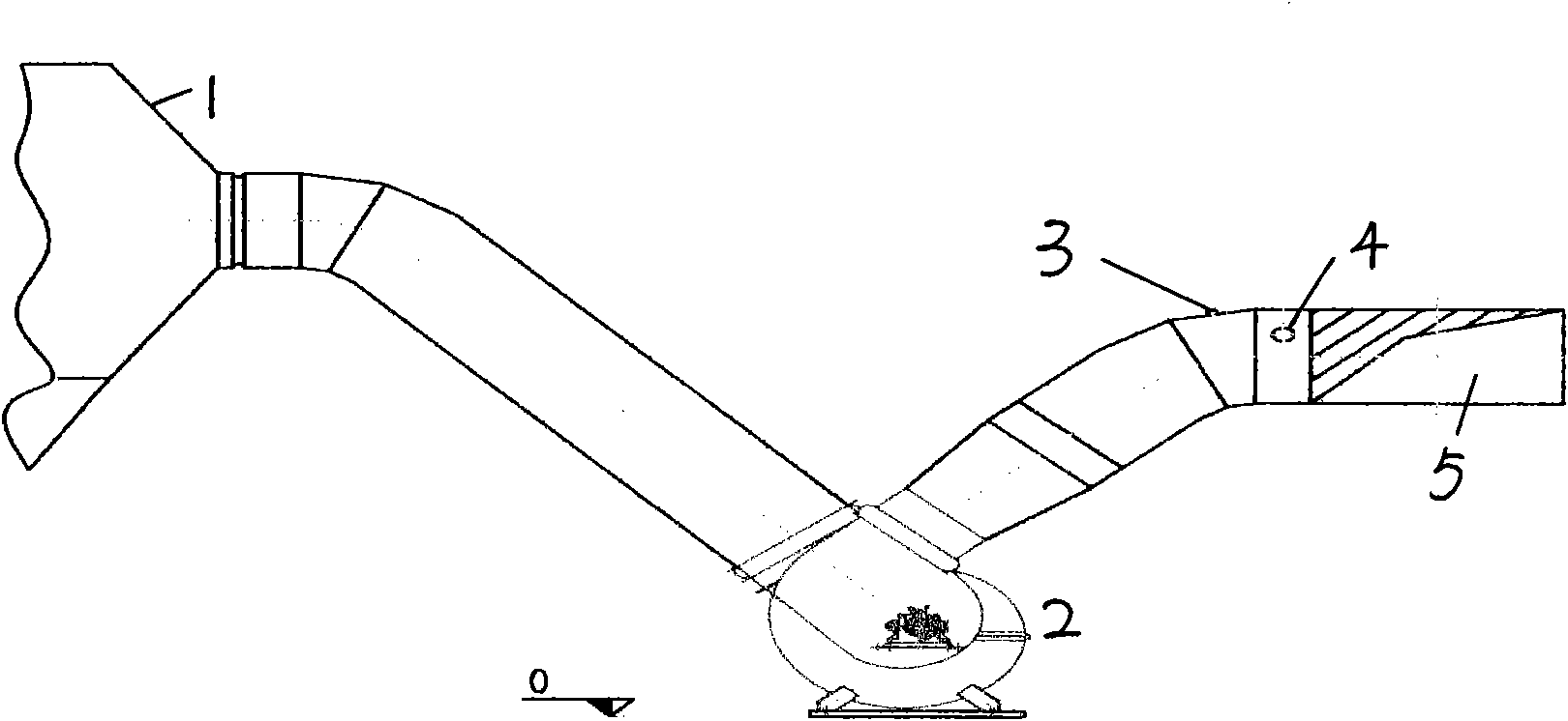 Method for removing sulfur dioxide in flue by using desulfurization liquor