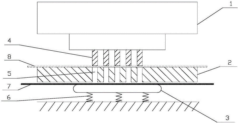 Stamping equipment of regularly arranged reinforcers