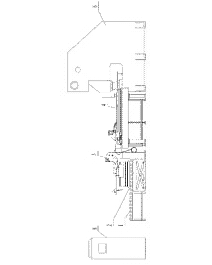 Automatic numerical-control punching device