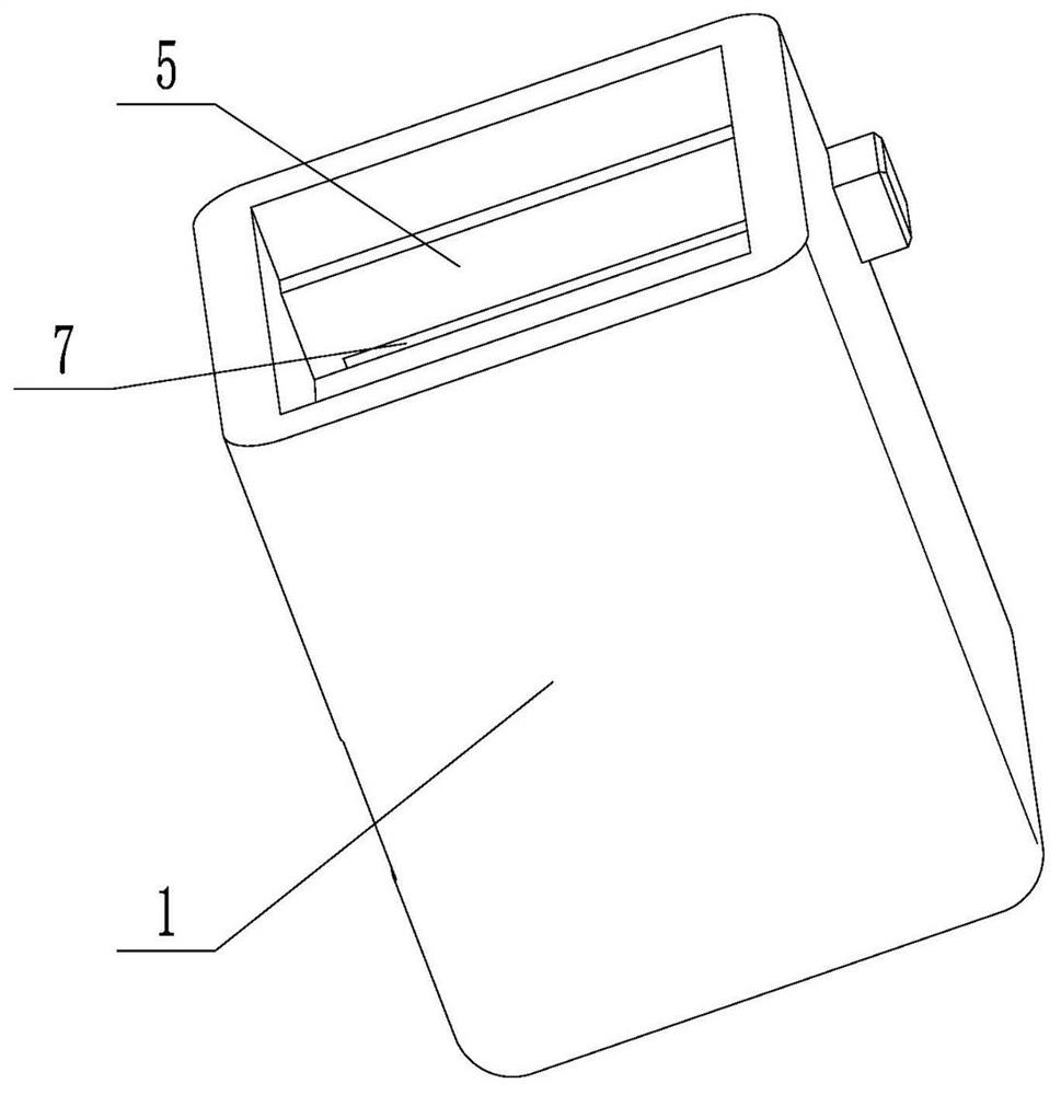 Waste collecting device for operating room nursing