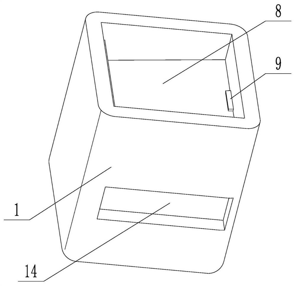 Waste collecting device for operating room nursing