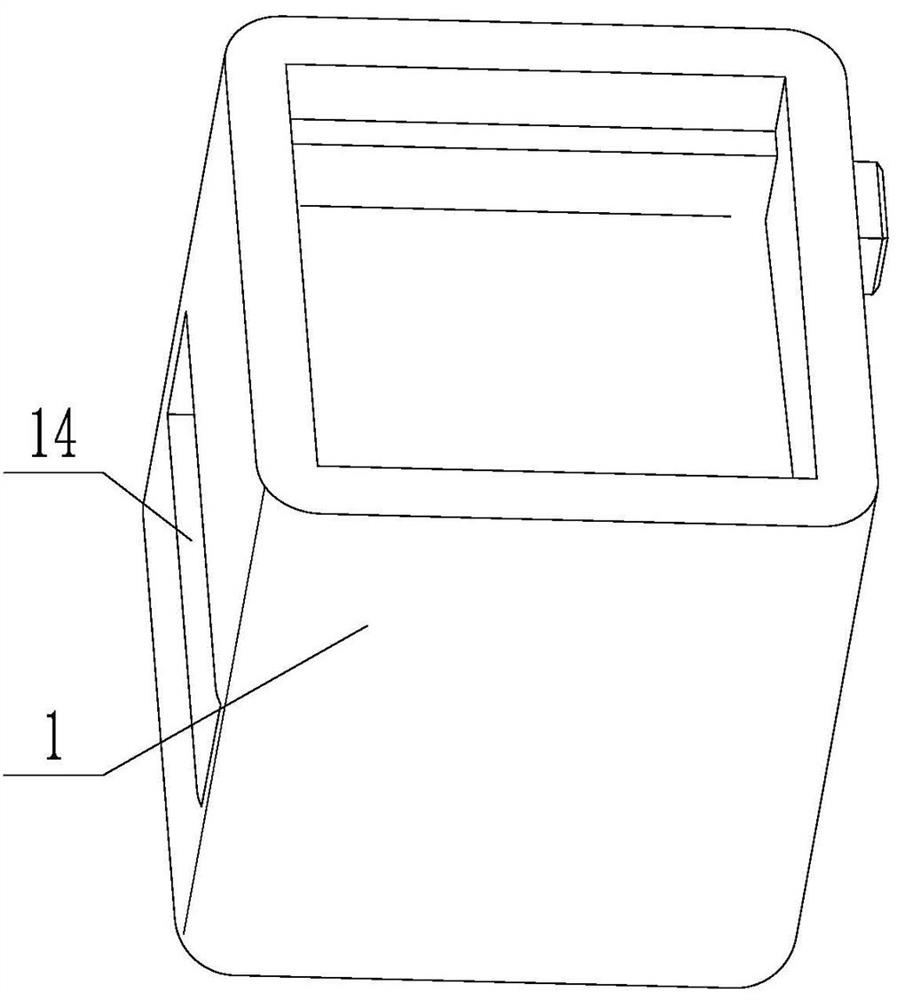 Waste collecting device for operating room nursing