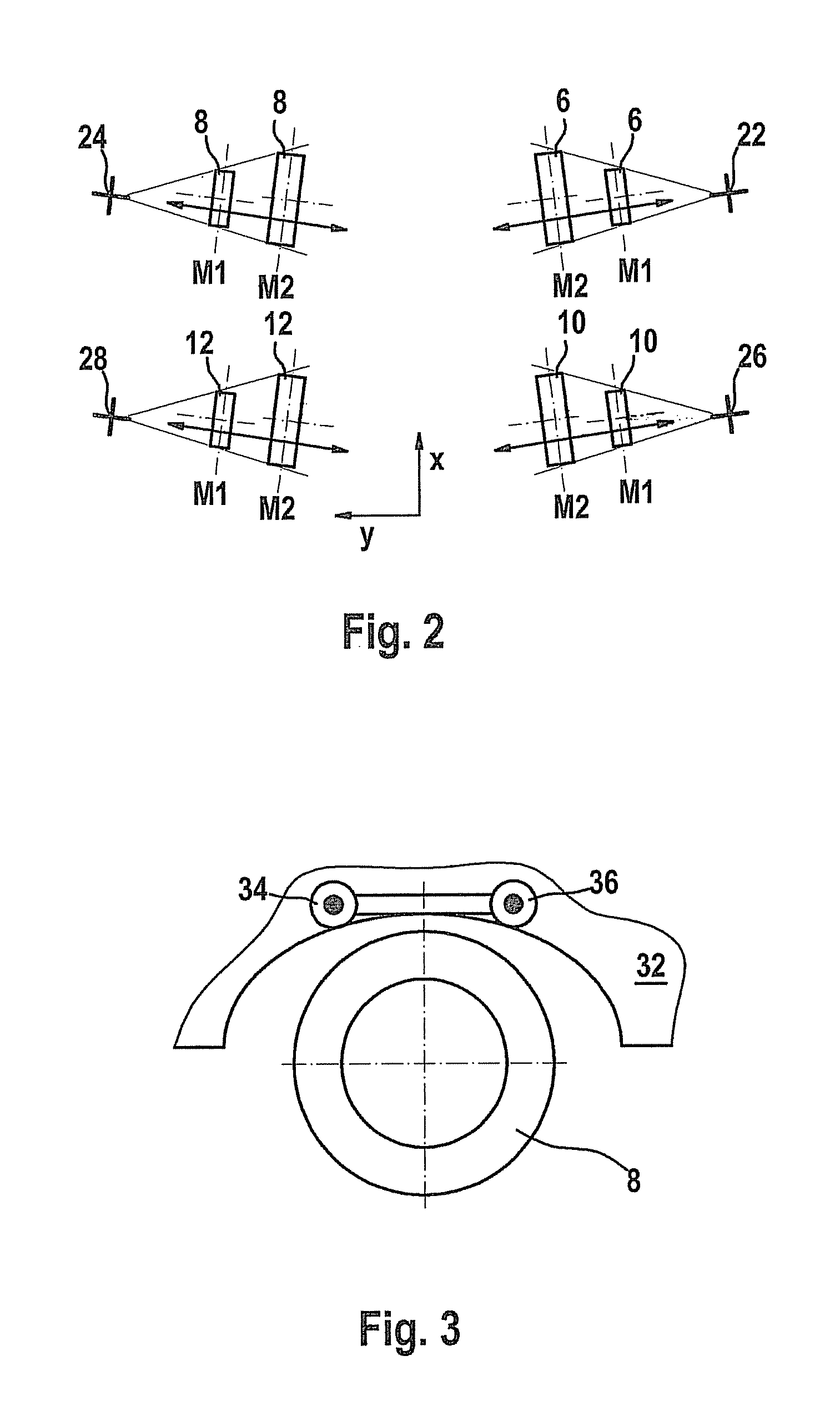 Method for wheel suspension measurement and a device for measuring the wheel suspension geometry of a vehicle