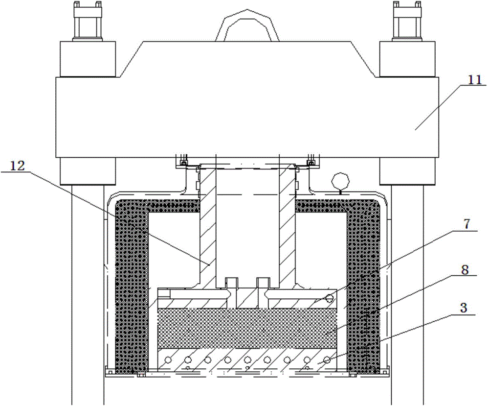 Vacuum high-temperature hot pressing molding machine