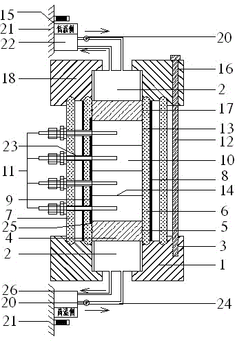 Device and method for testing soil deformation and moisture migration characteristics under temperature gradient