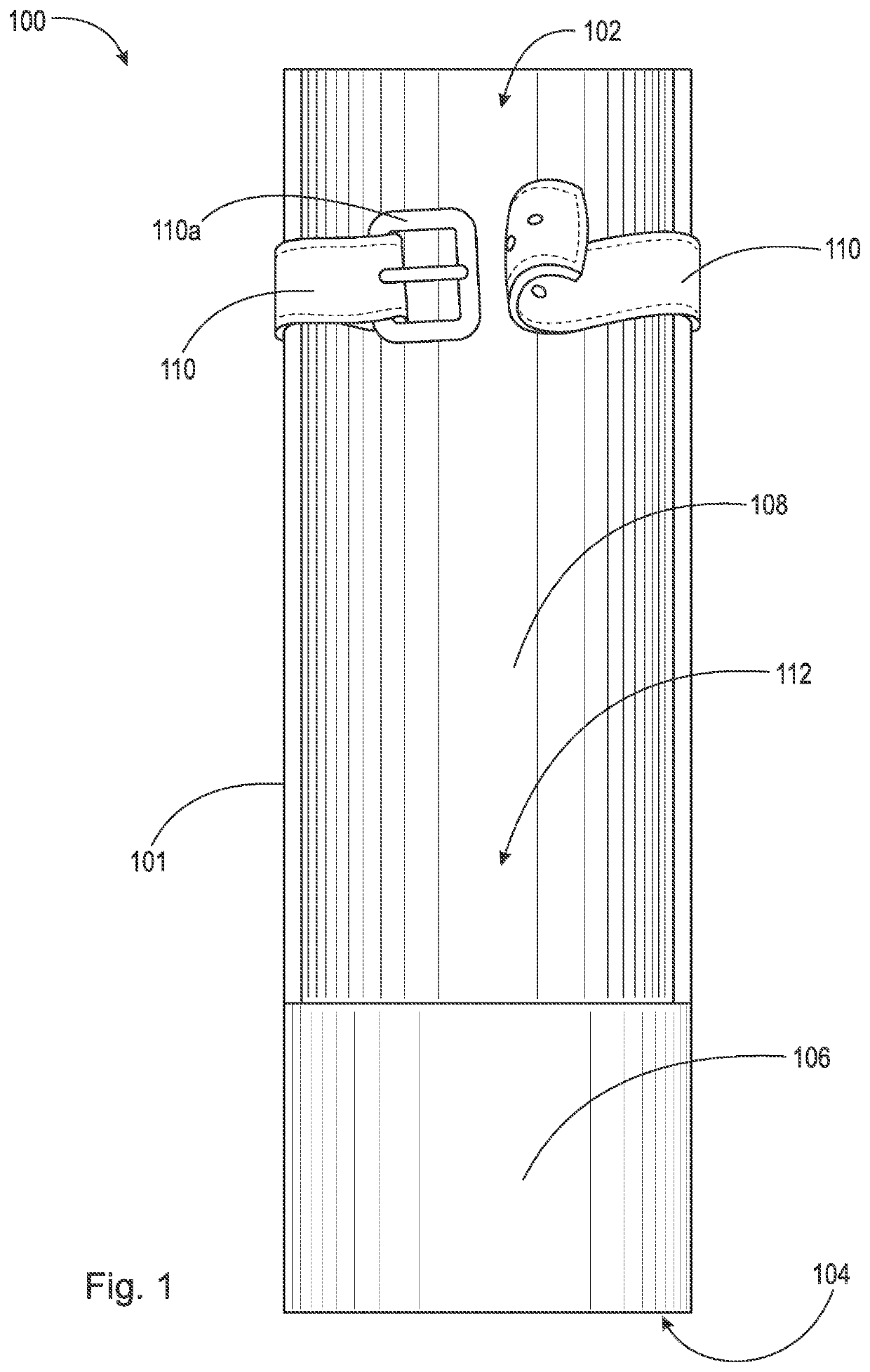 Removable partial arm restraint