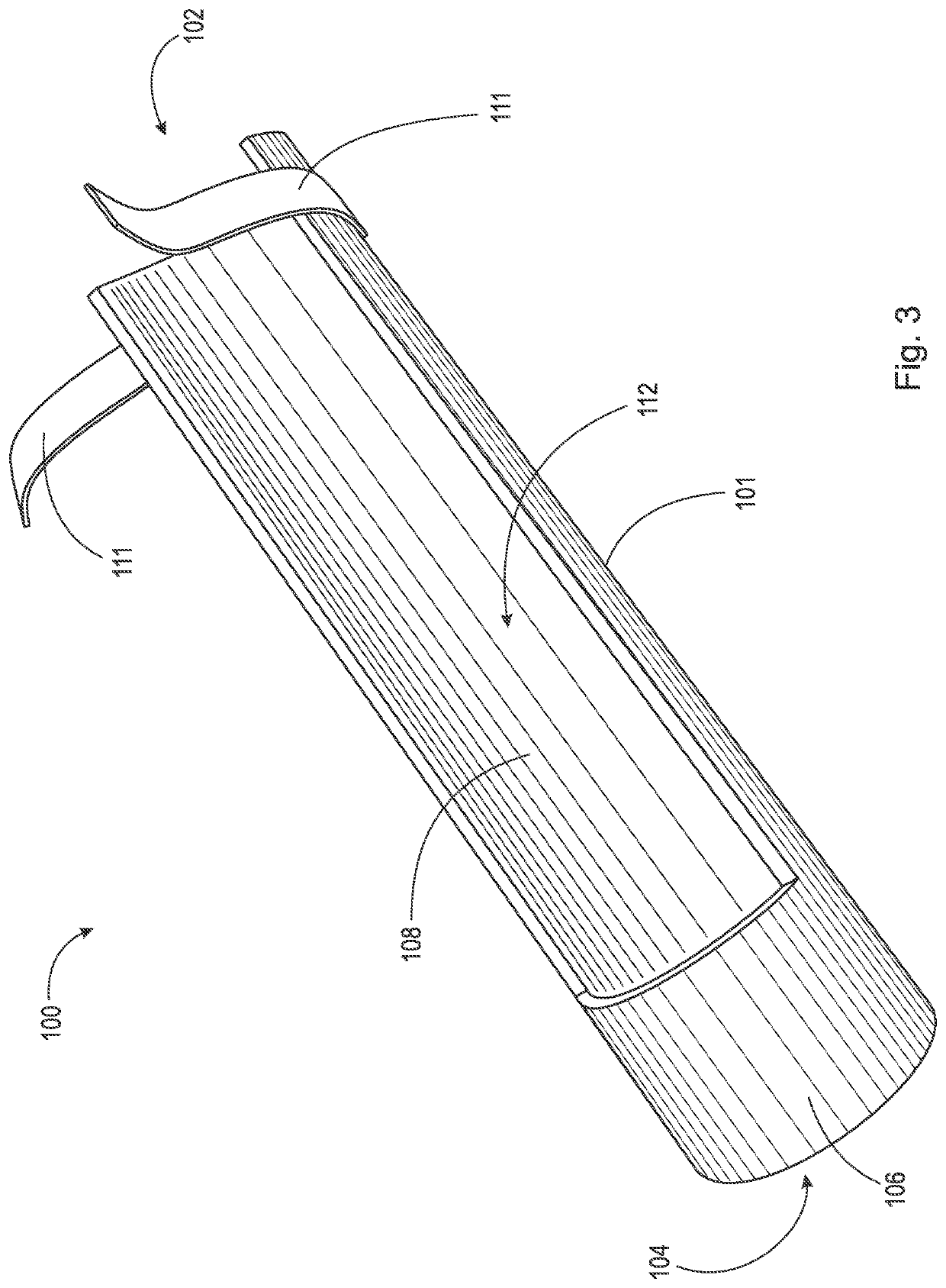 Removable partial arm restraint