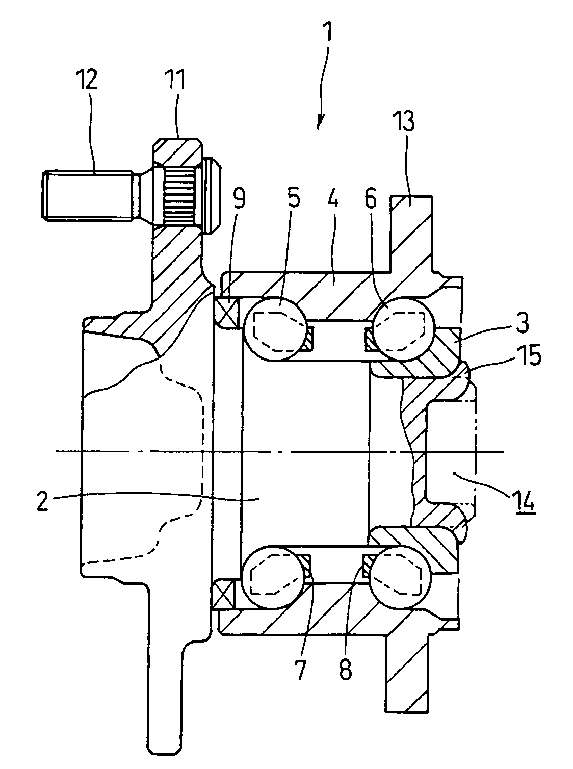 Bearing device and method of manufacturing the bearing device