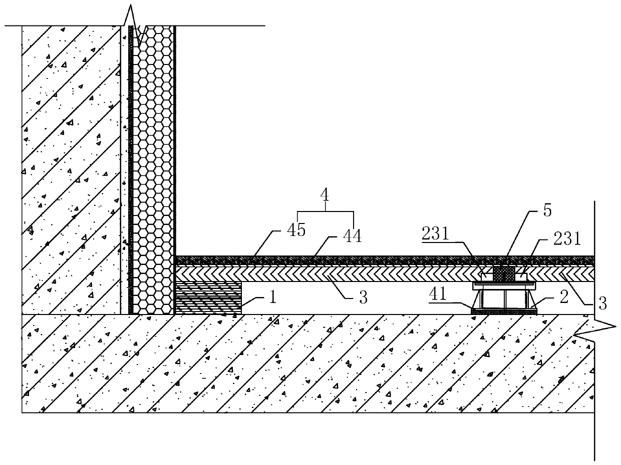 Overhead adjustable terrace system