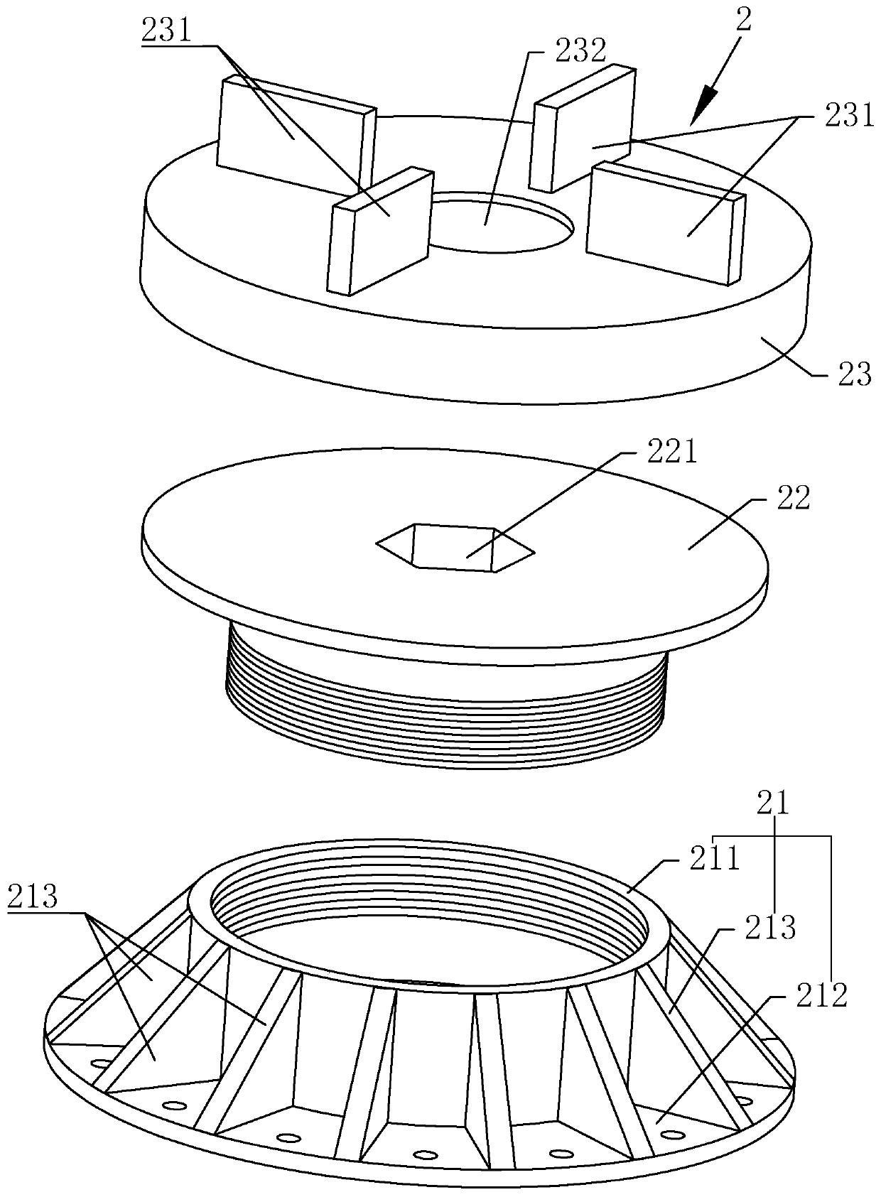 Overhead adjustable terrace system