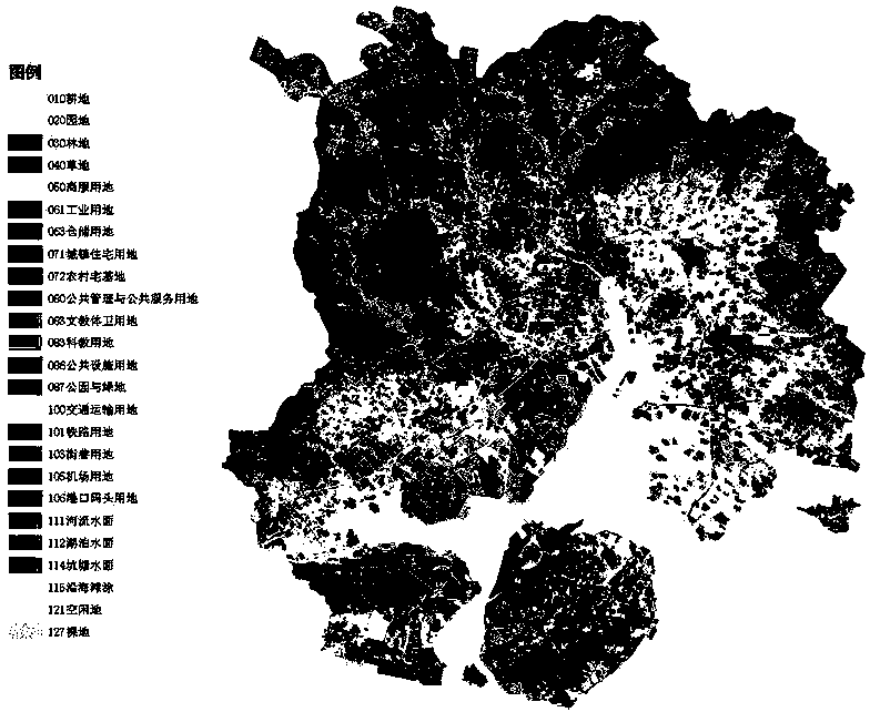 Urban greenhouse gas emission space source apportionment method