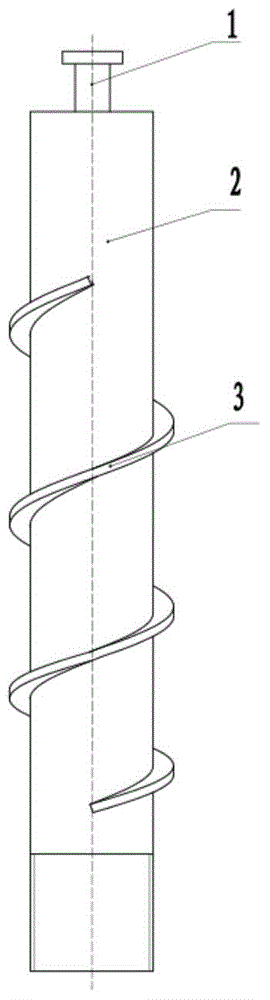 Vortex flow guiding device