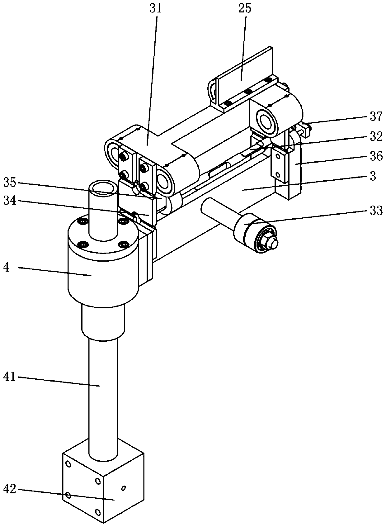 Wave simulation test device of ship model