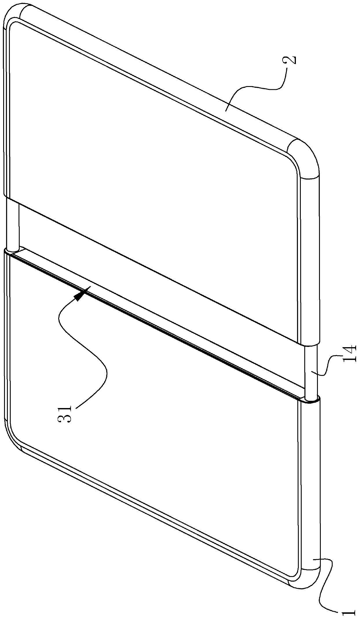 Tablet personal computer structure capable of being held by one hand