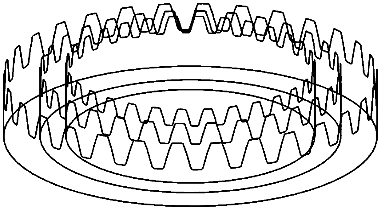 A kind of precision plastic forming method of bevel gear