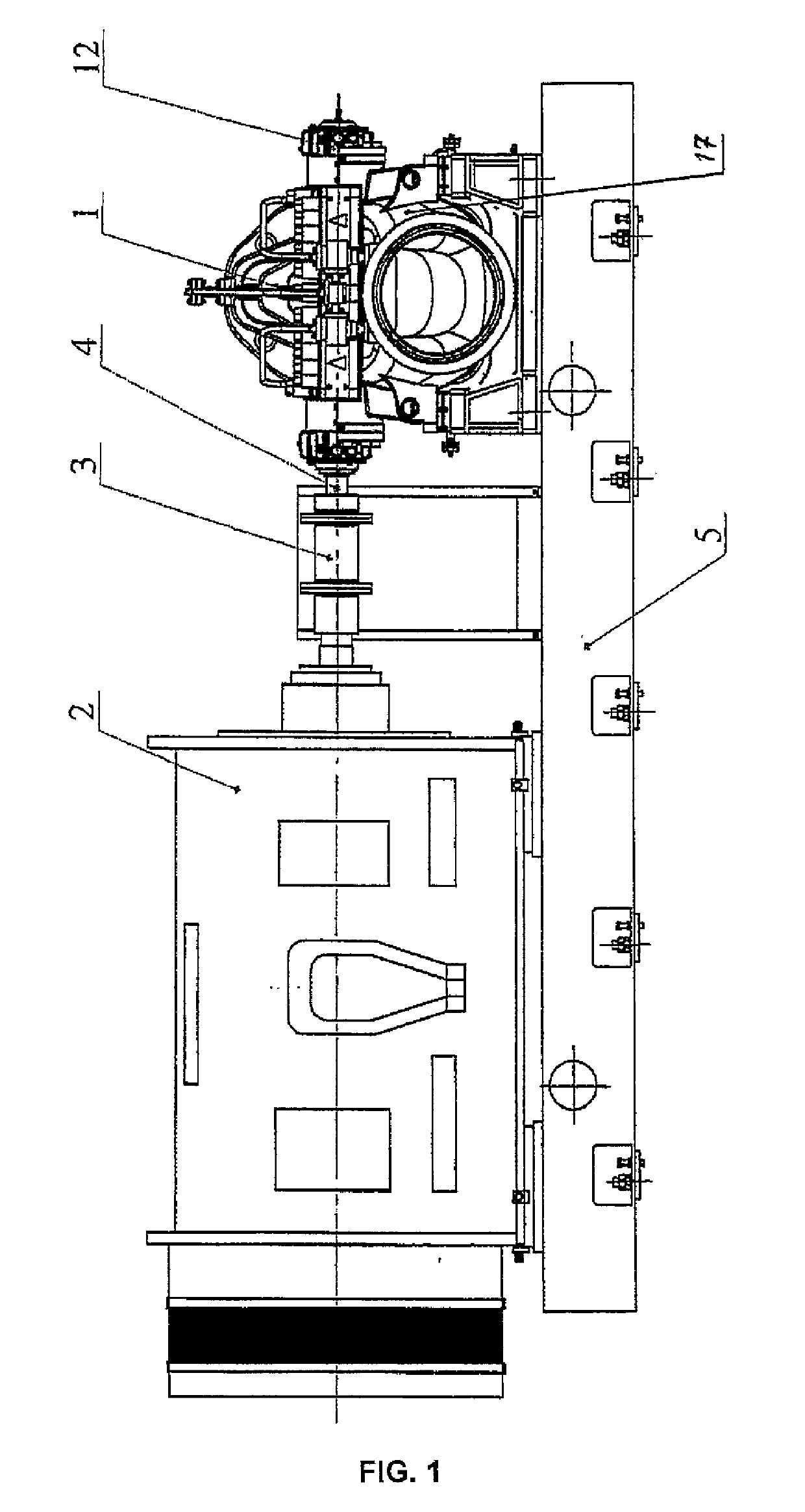 Single-stage centrifugal pumping unit