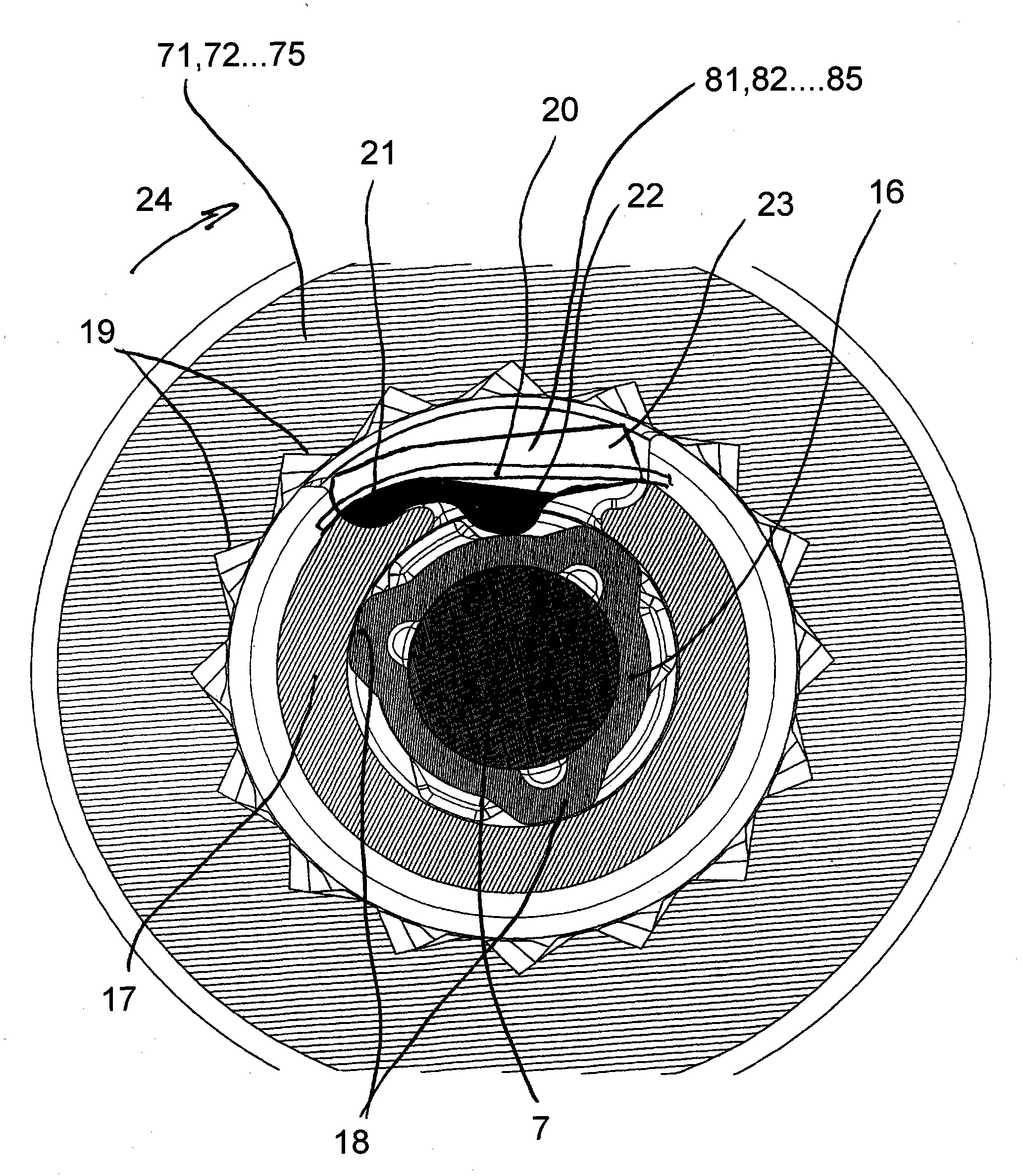 Multi-speed driving gear hub for bicycles