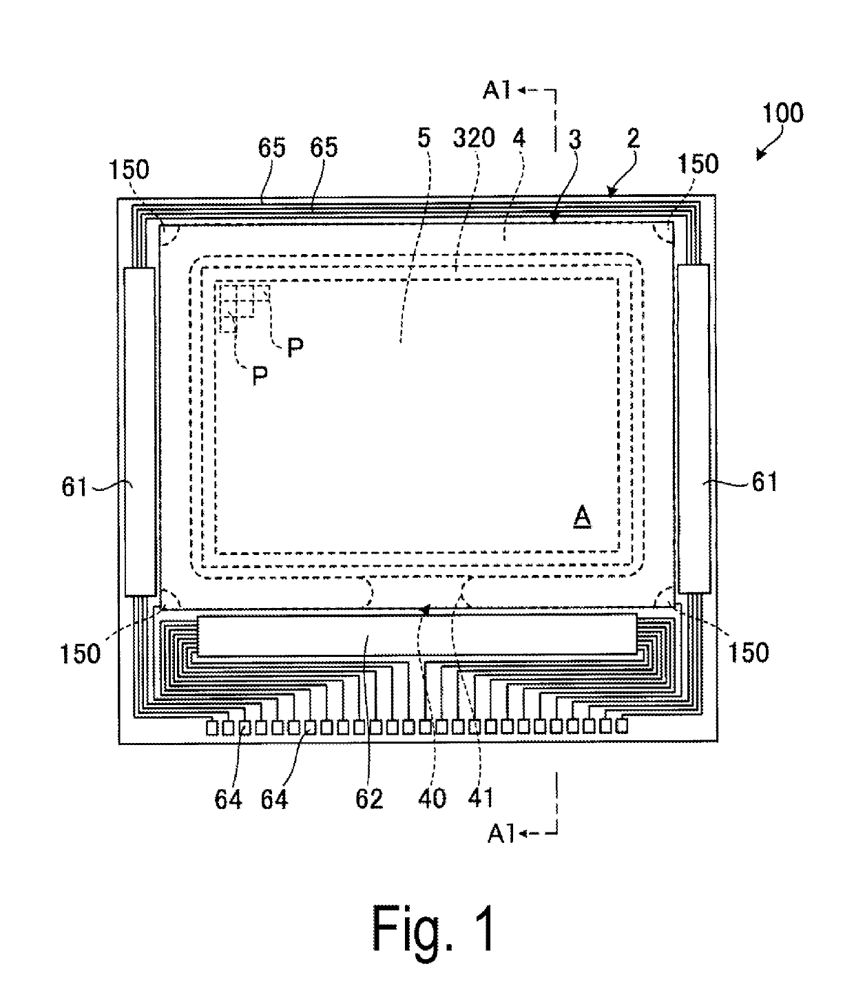 Transmissive-type liquid crystal display device and electronic apparatus