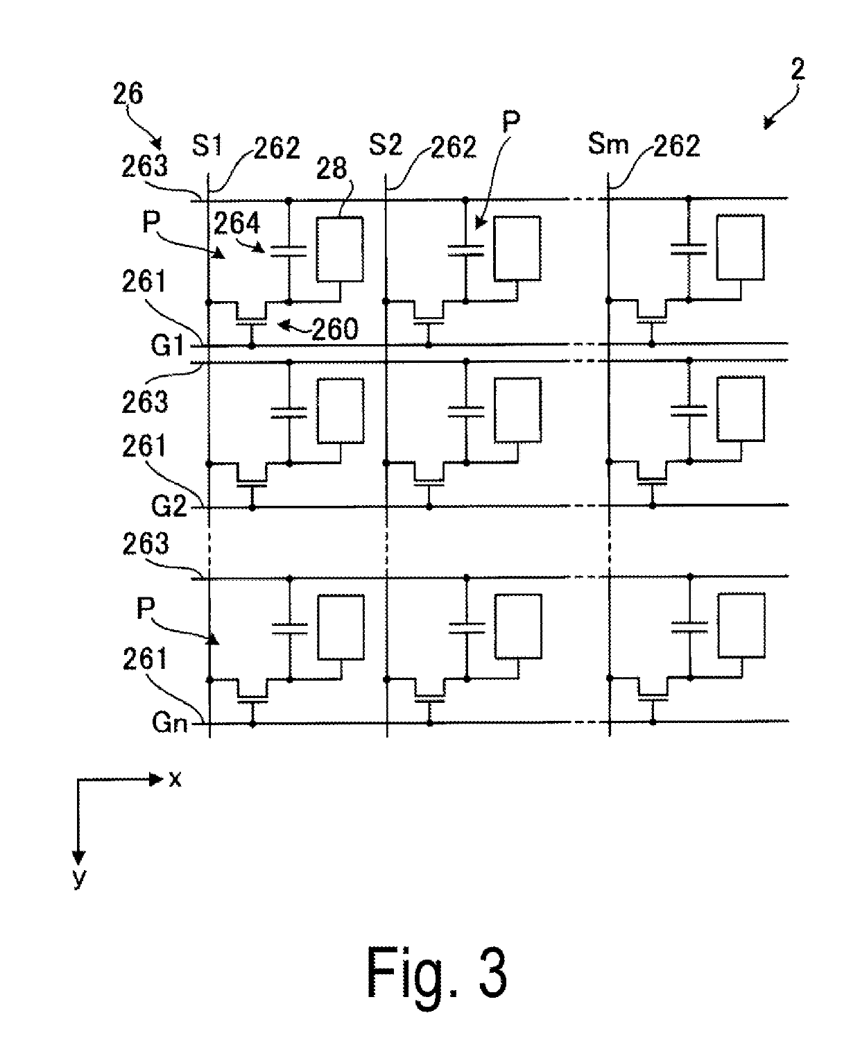 Transmissive-type liquid crystal display device and electronic apparatus