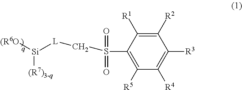 Method for producing silane compound having sulfonyl bond