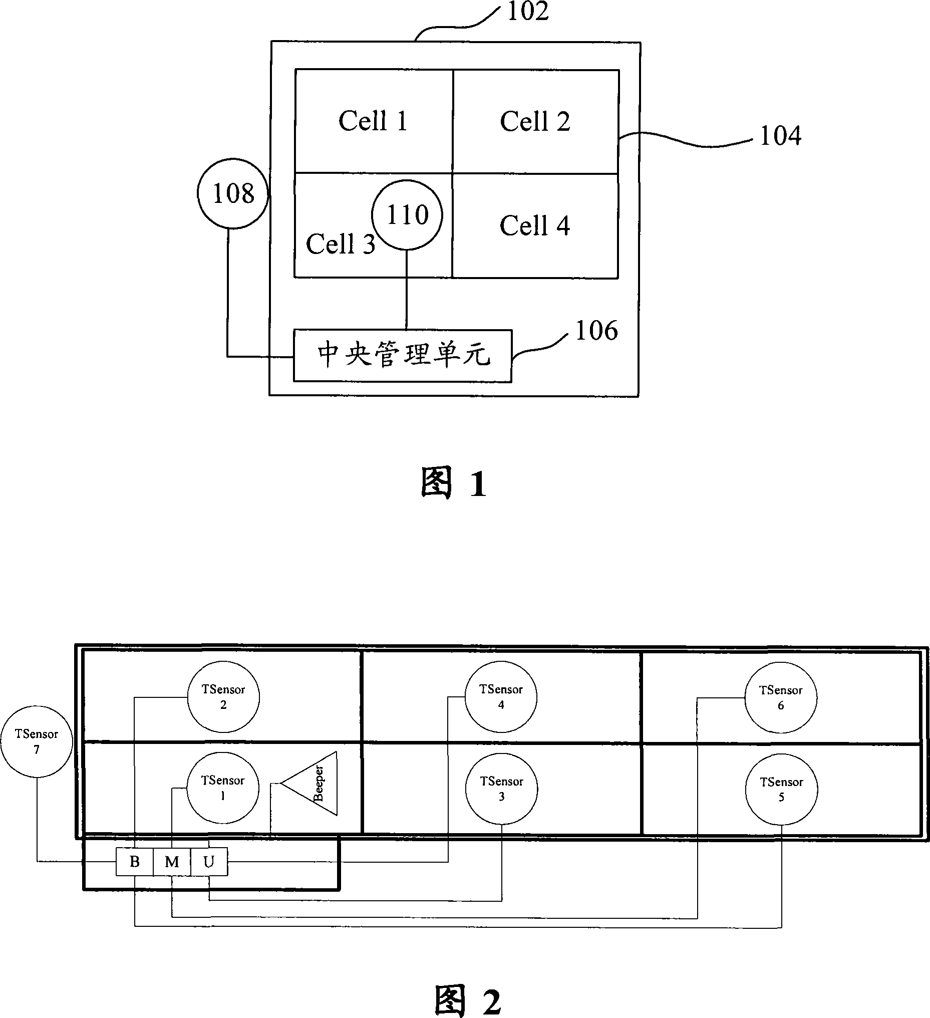 Battery apparatus, protection circuit, temperature monitoring method and temperature sensor laying method