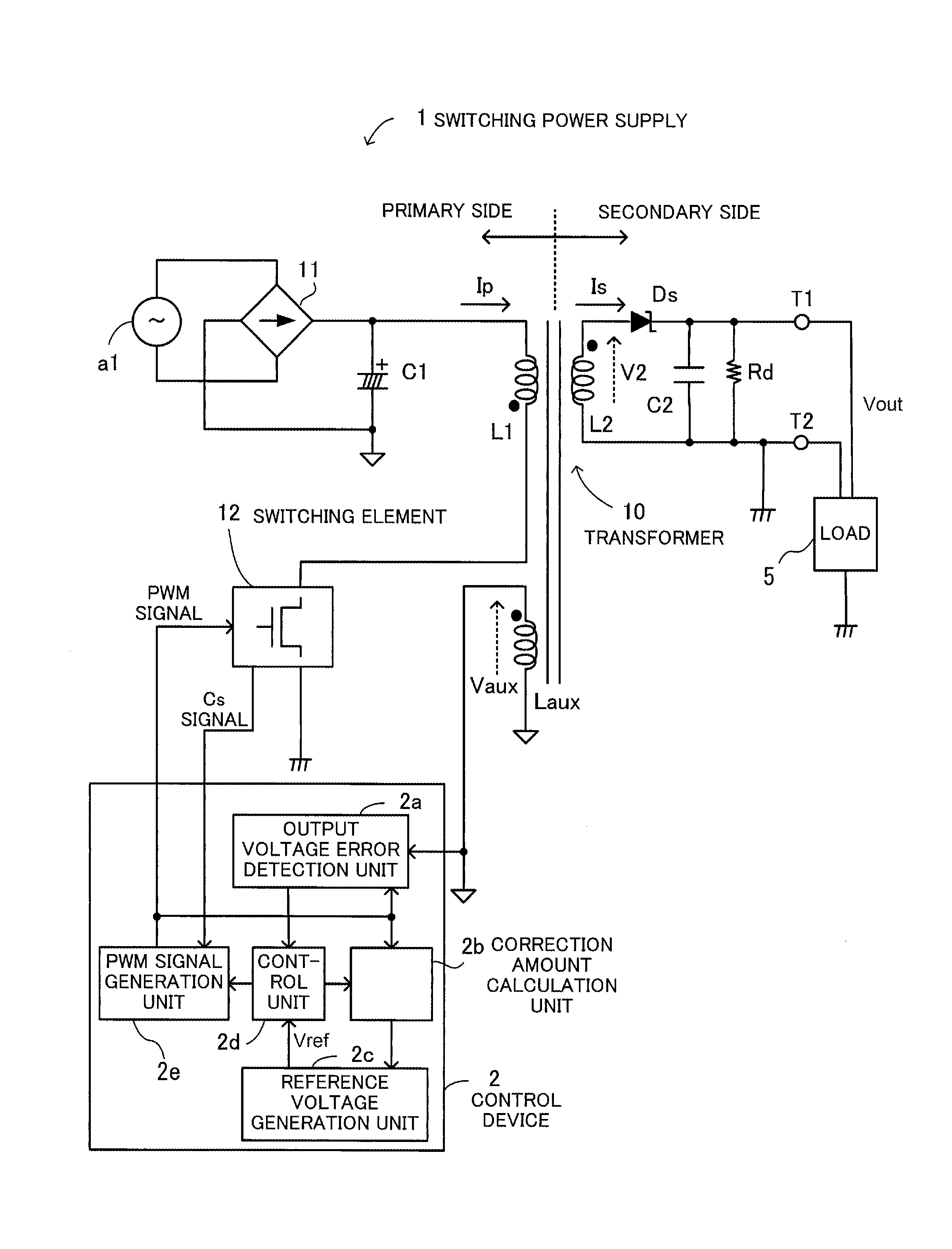 Apparatus and method for controlling switching power supply