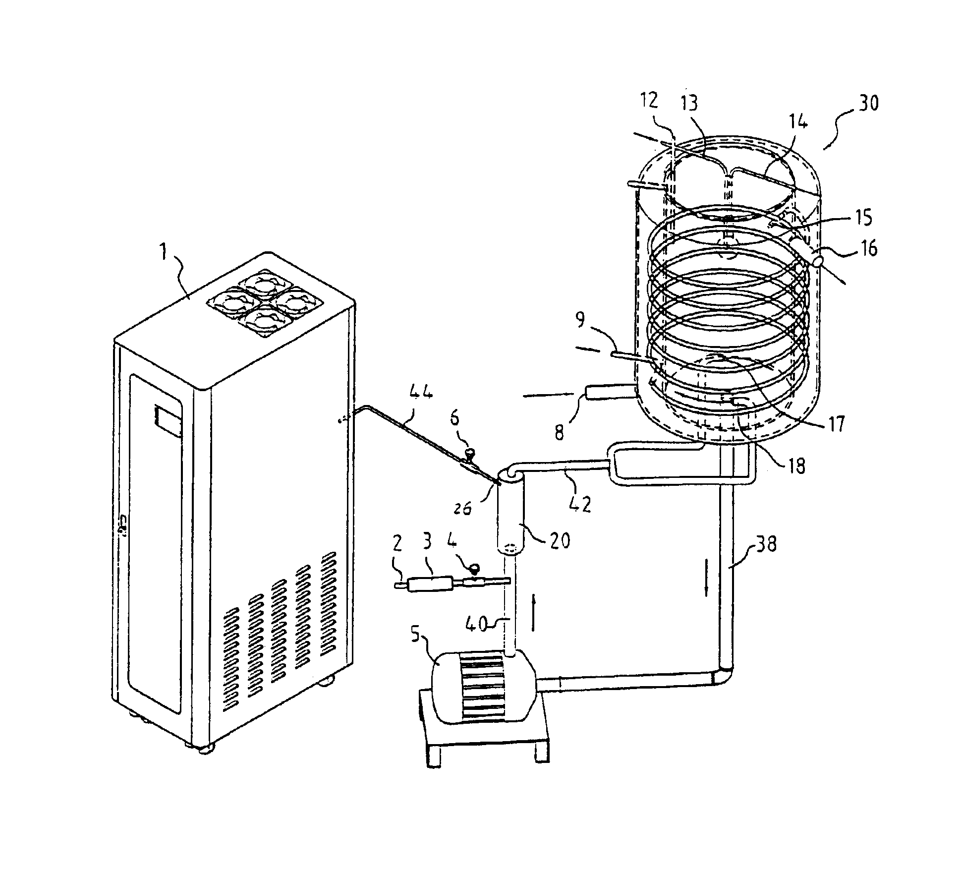 Apparatus for dissolving gas into liquid