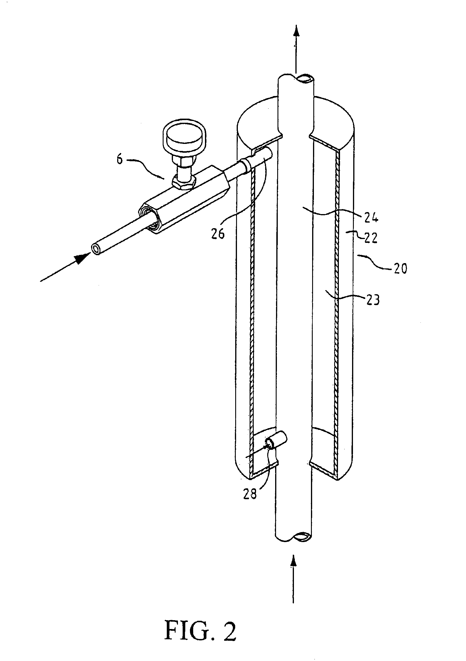 Apparatus for dissolving gas into liquid