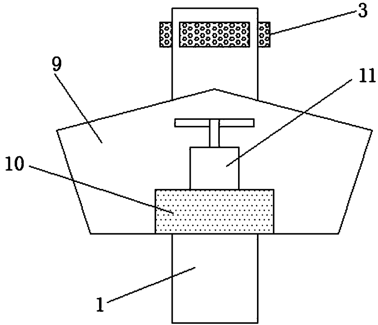 Test method for uniformity of sprinkling irrigation in indoor windy environment