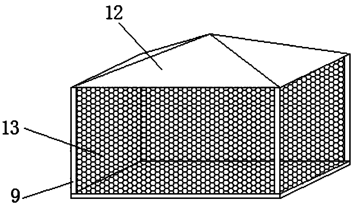 Test method for uniformity of sprinkling irrigation in indoor windy environment